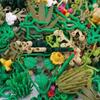 200 500g Tree Plants Accessories Parts Building Blocks Hills Compatible Grass Bush Jungle Military City Friends MOC Bricks Toys