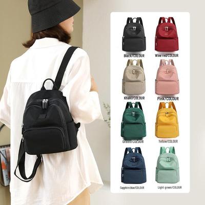 Zaino Coreano da Donna a Grande Capacità - Trendy Monocolore per College e Viaggio