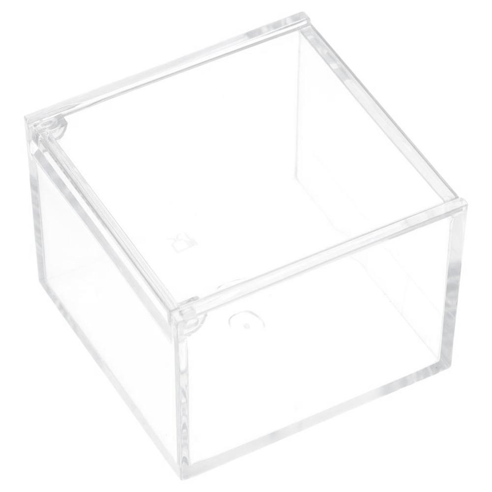 

Акриловый органайзер для хранения с крышкой. Настольный органайзер для скрепок. Держатель для скрепок.