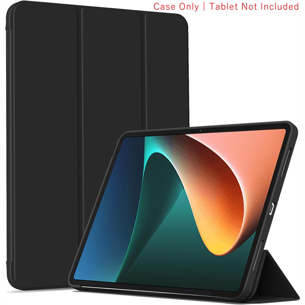 Tri-fold Flip Case For Xiaomi Pad 5/Pad 5 Pro 11inch Magnetic Stand PU Leather Protective Cover Auto Sleep/Wake up