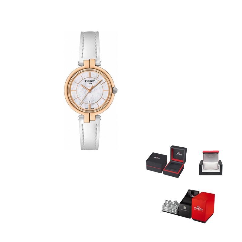 TISSOT Women s Flamenco Collection Watch T094.210.26.111.01 White Strap