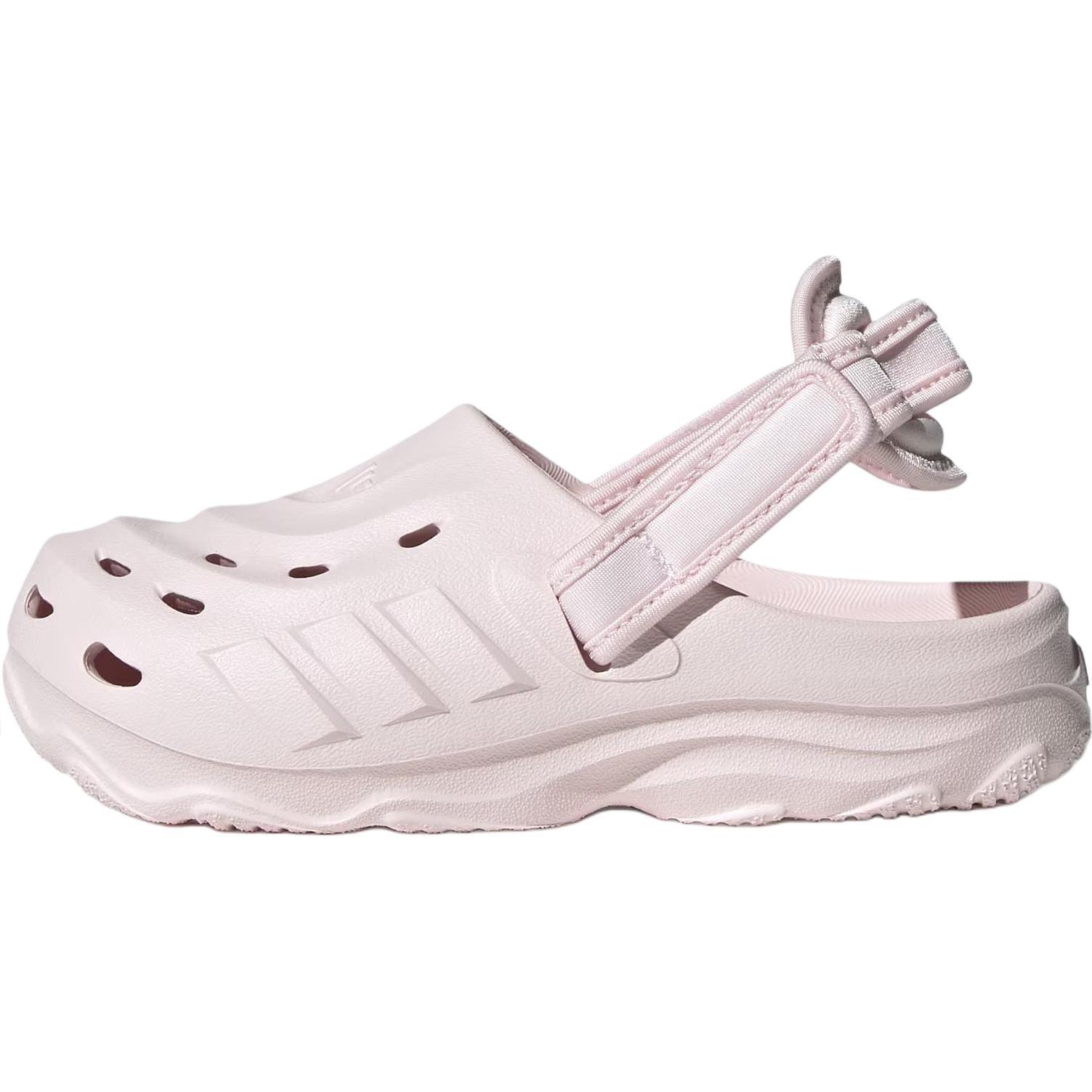 

Adidas Maxx Clog Модные Удобные Нескользящие Прочные Детские Сандалии с Низким Верхом Детские Сандалии Розовые JS3731 28