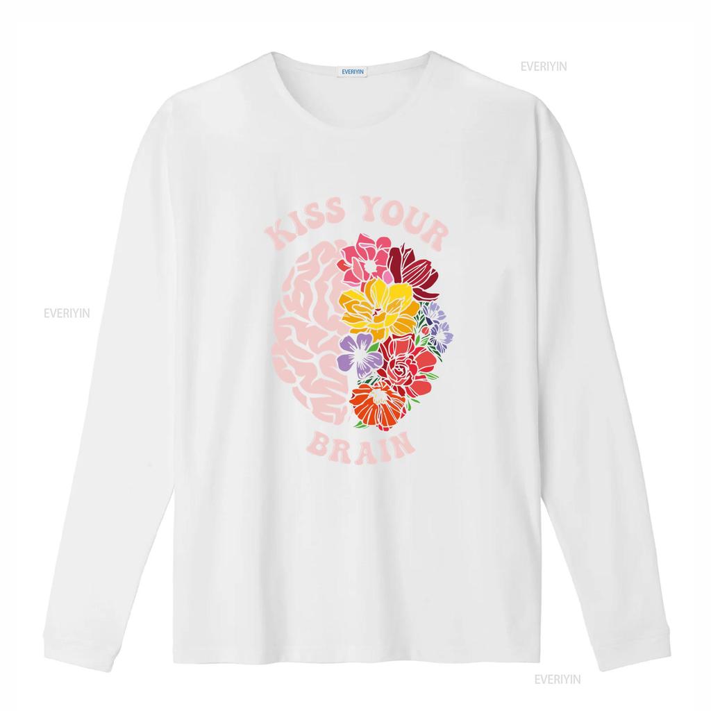 Kiss Your Brain T Shirt Teaching SPED Teacher Appreciation Mental Health Special Education vintage Washed Soft Breathable