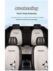 Pachacoo All-Season Cute Cartoon Cotton Linen Car Seat Cushion for Roewe RX5 D7 E6 D6 Ei5.
