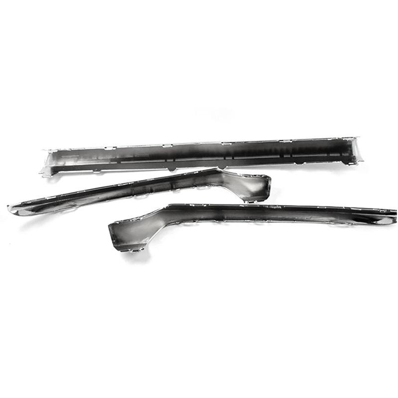 Front Bumper Protective Cover Lower Lid Trim Strip Car Accessories Fit For Mercedes-Benz C-Class W205 C300 C400 C63 2014-2018