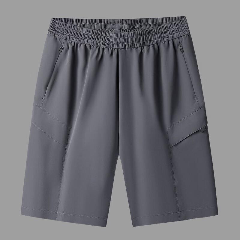 Yuzhaolin Men's Plus Size Cool-Feel Cargo Shorts