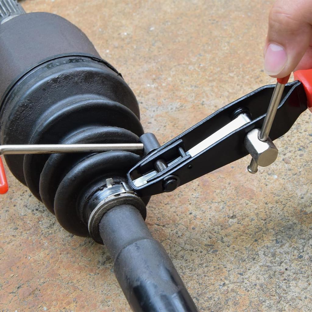 CV Boot Clamp Pliers CV Joint Ear Clamp Banding Tool Set for Vehicles ATV UTV Boot Clamps