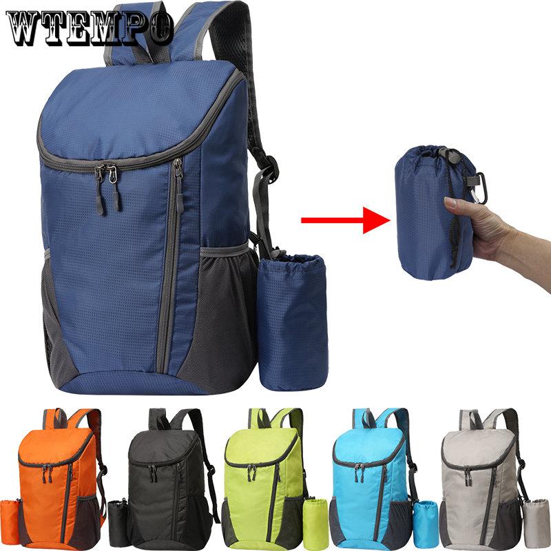 

23L Day Pack Портативный складной рюкзак Складная альпинистская сумка Ультралегкий открытый велосипедный рюкзак Путешествие Пеший рюкзак Рюкзак