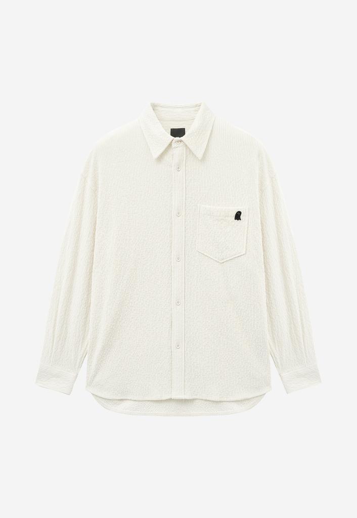 ZIOSONGZIO Semblance Corduroy Shirt Ivory Zh5Sh809Iv