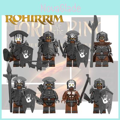 Kt1033 Magic Lord Mini Figure Series Powerful Orc Xp254-261 Children's Educational Building Toy