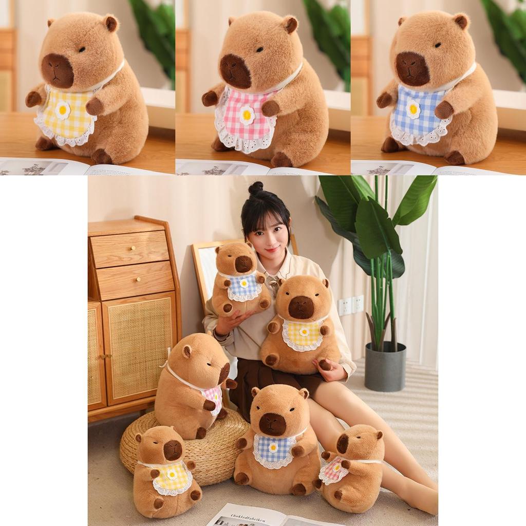 Adorable Capybara Plush Toy Soft Cute Stuffed Animal For Kids Birthday Gift