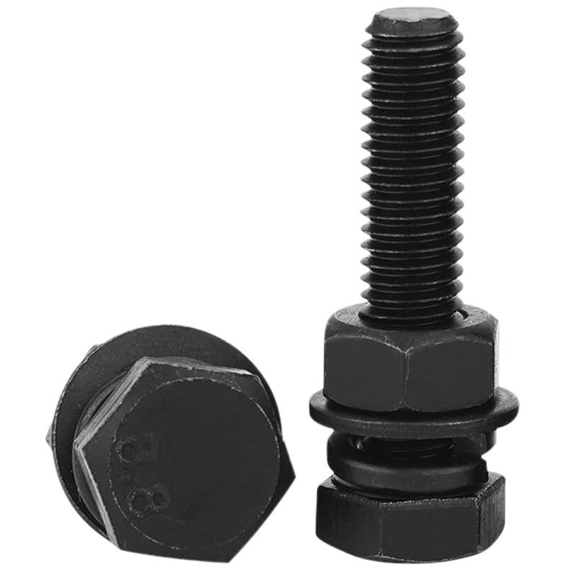 Grade 8.8 Carbon Steel M18x120 Hex Bolt, Nut & Washer Combo Set
