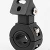 Headlight Bracket, Tube Clamp, High-performance Replacement Parts, Professional Black Aluminum Alloy