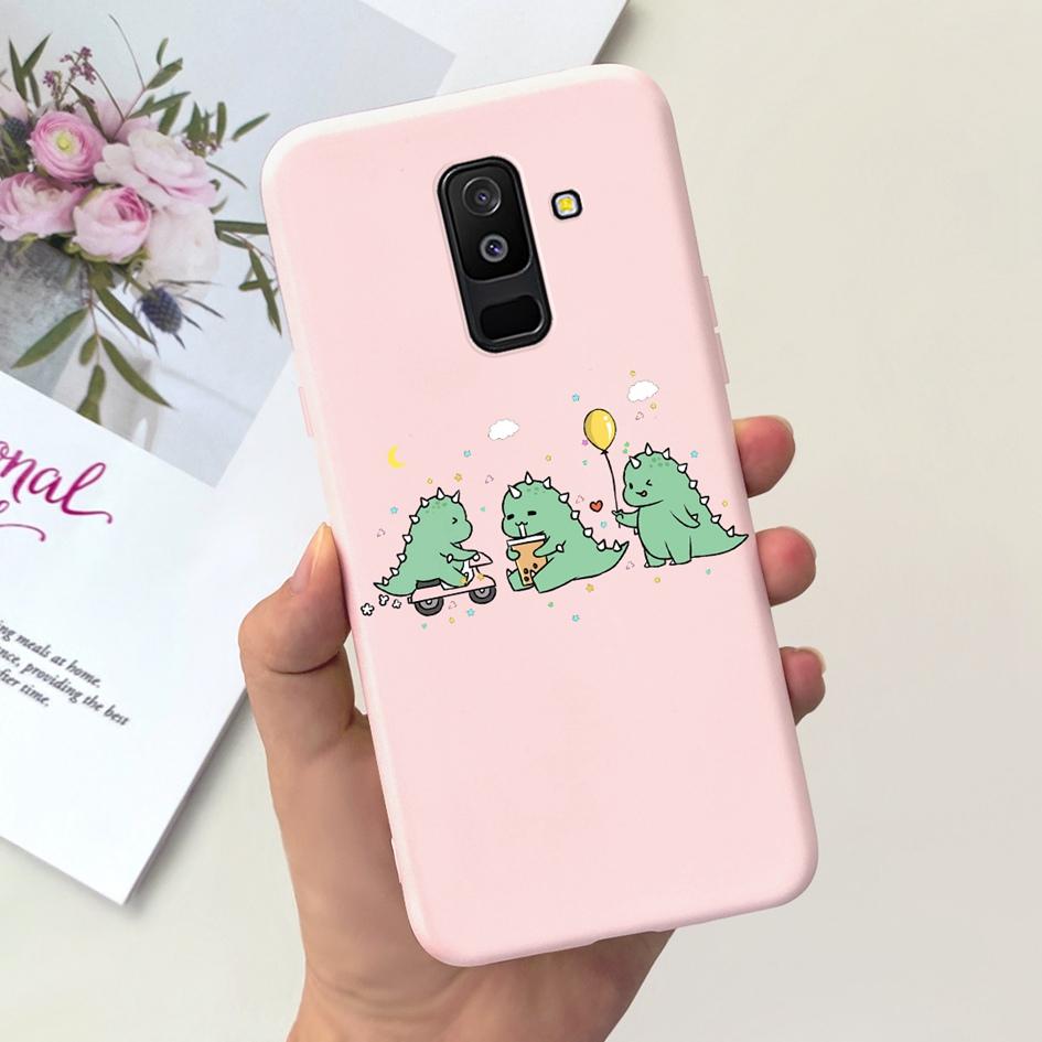 For Samsung Galaxy A6 Plus 2018 Case A605 SM-A605F Phone Cover Cute Astronaut Soft Silicone Funda For Samsung A6 2018 A600F Capa