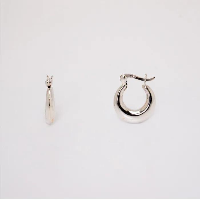 HR 21E_Bold Ring Earring (Silver 925)