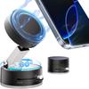 Verbesserte 360°-Vakuum-Magnet-Handyhalterung, Magnetische Auto-Handyhalterung, Freisprech-Saugnapf-Handyhalterung für Auto/Fitnessstudio/Spiegel