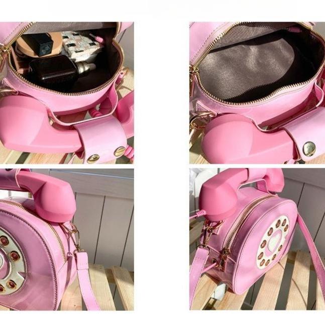 Personalized Women's Bags Popular New Shoulder Messenger Bags Women's Creative Small Bags Sweet Girl Funny Fashion Cute Phone Bags