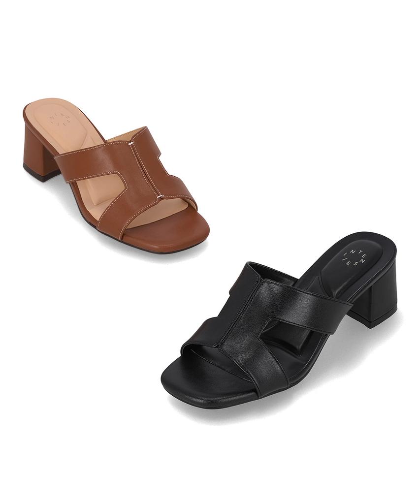 Mule Elcanto Intense pour Femme à Découpe Latérale Talon Moyen 5cm Lcww03I626