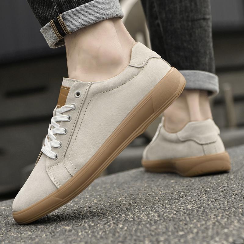 Marka modowa Modne Wygodne Codzienne Buty Wszechstronne Do dojazdów Męskie Skórzane Buty Outdoor Antypoślizgowe Odporne na zużycie Buty sportowe