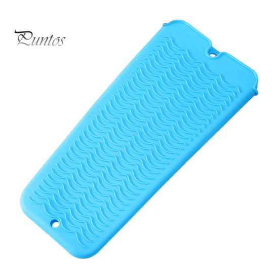 Heat Resistant Silicone Tray Pouch for Hair Tools, Non-Slip Curling Iron Holder Straightener Holder, Portable Travel Tool Storage Bag Case