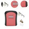 Key Lock Box Combination Lockbox 4 Digit Code Resettable Spare Storage Password for
