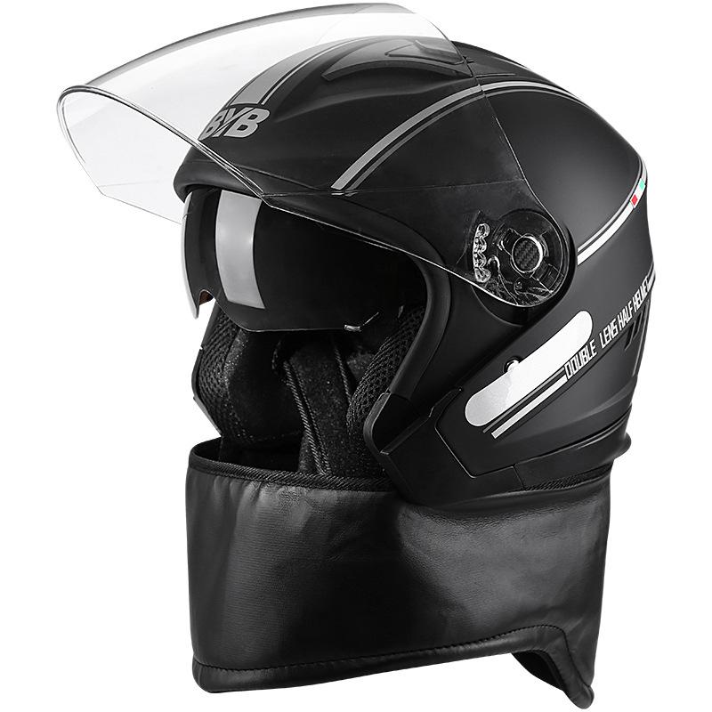 

Сертифицированный 3C шлем Мотоциклетный шлем для электромобиля Четыре сезона Универсальный Защита от запотевания Двойной визор Мотоциклетный шлем