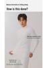 Men's 2025 Pure Cotton Mid-Neck Plush Base Layer Set - Autumn 280g Double-Brushed A-Class
