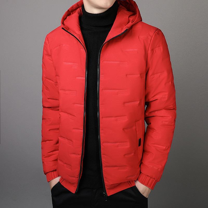 Padded-on men's new men's thick coat trendy blue trend men's padded jacket winter padded men's clothing