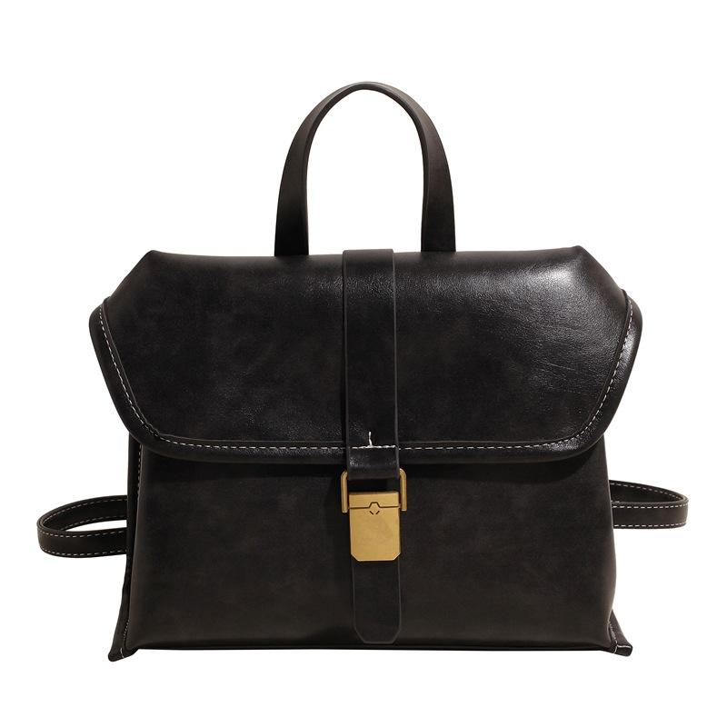 Hot-selling retro style simple niche design portable messenger bag women's commuting fashion multi-back backpack