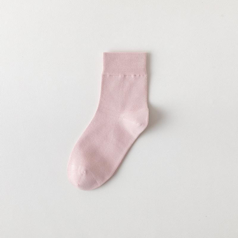 Spring and Summer Pure Cotton Socks - Breathable and Soft Short Socks Without Bones and Antibacterial - Pure Cotton Long Socks