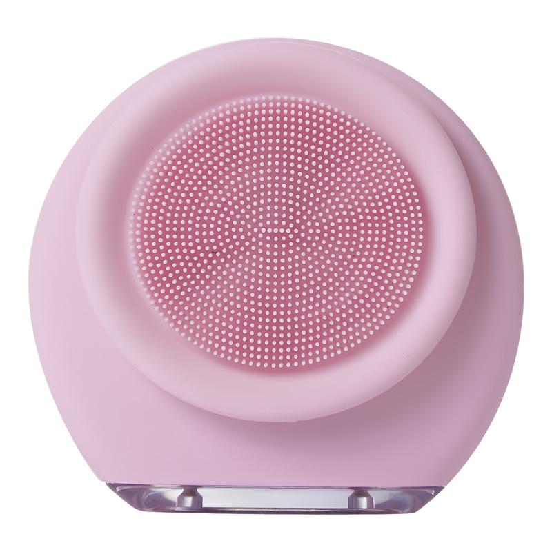 Electric Sonic Face Skin Cleanser Massager Sonic Silicone Facial Cleansing Brush Beauty Equipment Electric Facial Cleansing Built-In Battery