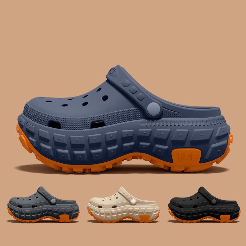 Scarpe da Uomo Traspiranti Antiscivolo con Fori per Guidare Estive Antiscivolo Calzature Esterne Sandali da Pesca da Spiaggia