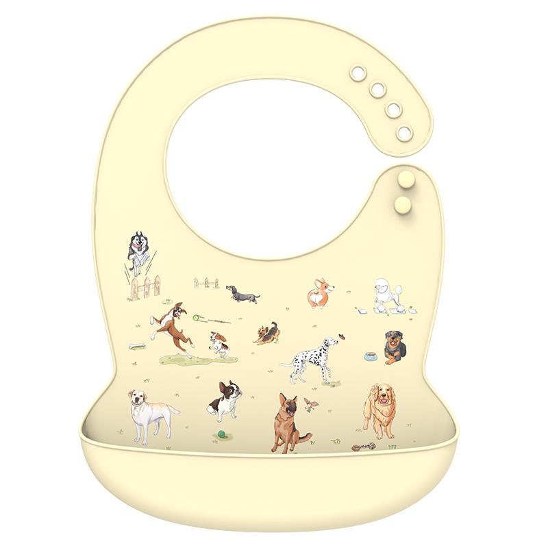 Babero de silicona para bebé, Baberos impermeables con forma de plátano para Saliva, delantales comestibles suaves para alimentación de recién nacidos con dibujos animados, bufanda para eructar ajustable para bebé