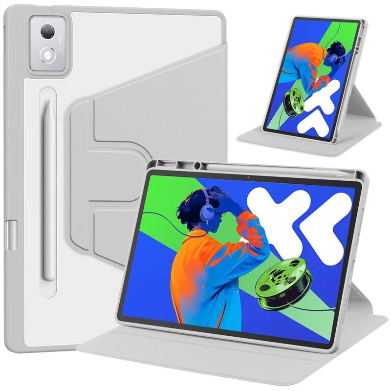 For Lenovo Xiaoxin Pad Pro 12.7 Inch 2023 Case TB370FU Smart Rotating with Pencil Holder for Tab P12 12.7 2025 TB375FC Tablet Xiaoxin Pro12.7 2023