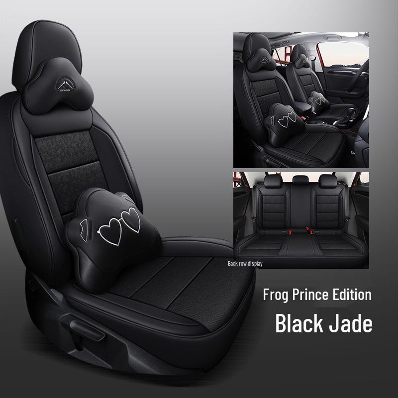 CLY Custom Leather Seat Covers for Volkswagen T-ROC: All-Season Sport Cushion Pads
