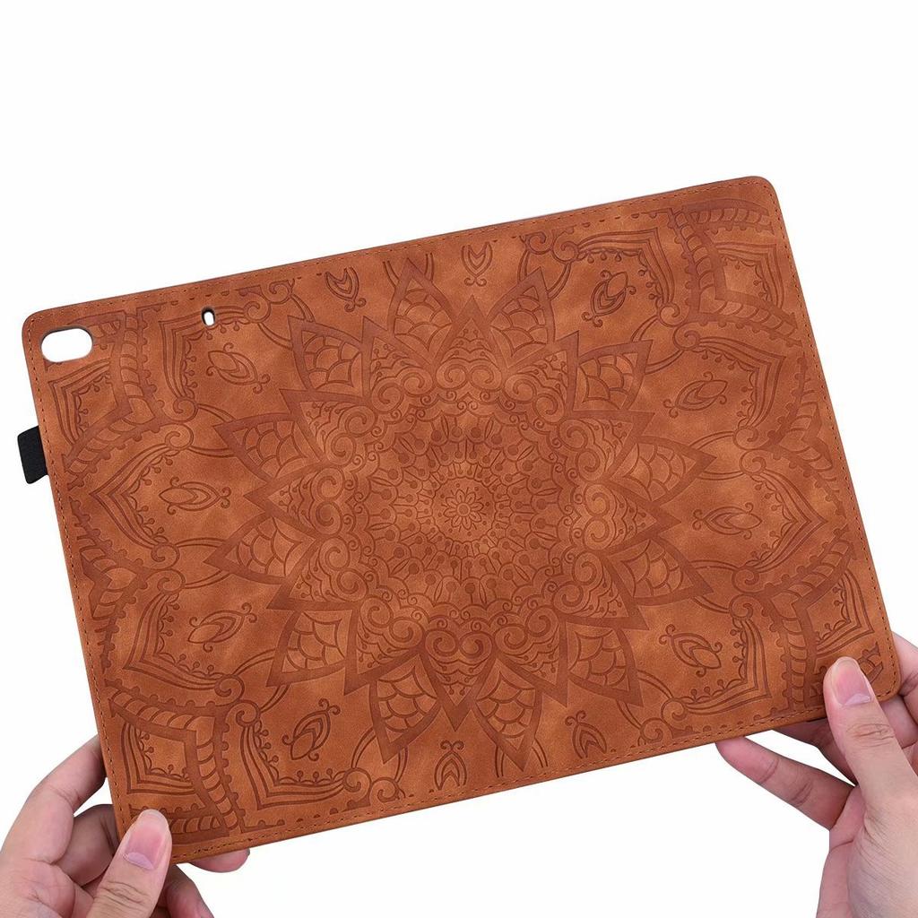 Suitable for Samsung Tab S6 Lite Tablet Leather Case, Retro Matte Pattern Card Holder, Anti-drop Protective Case