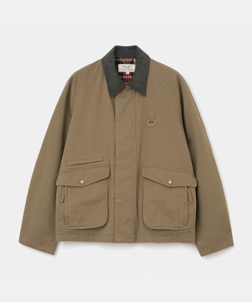 Uniform Bridge Washed Short Hunting Jacket Mocha