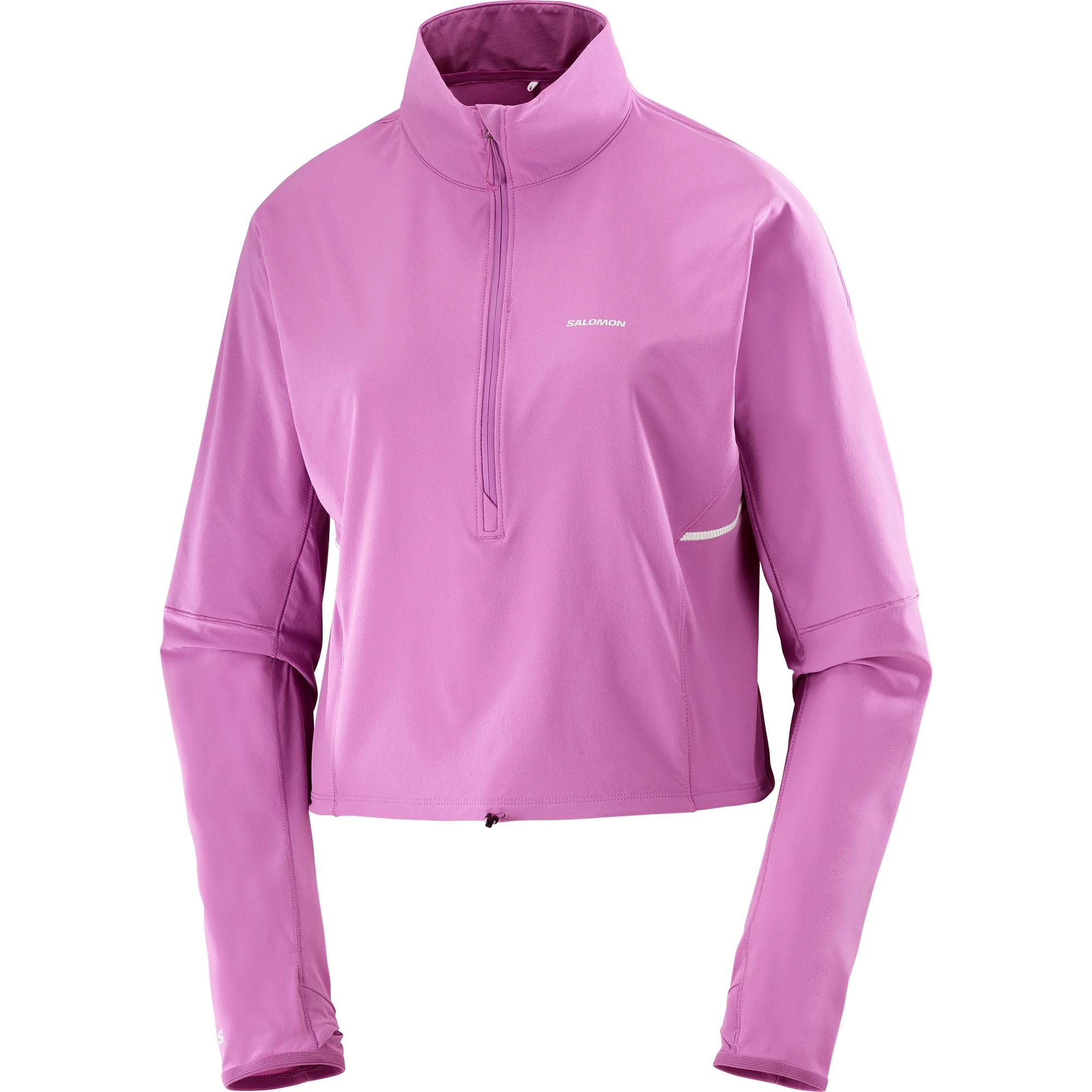 Salomon Sense Aero Hybrid Solid Short Windproof Waterproof Breathable Running Jacket Women jackets C27508 S