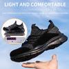 Men's Anti-smashing and Anti-piercing Summer Breathable Steel Head Work Shoes Protective Shoes