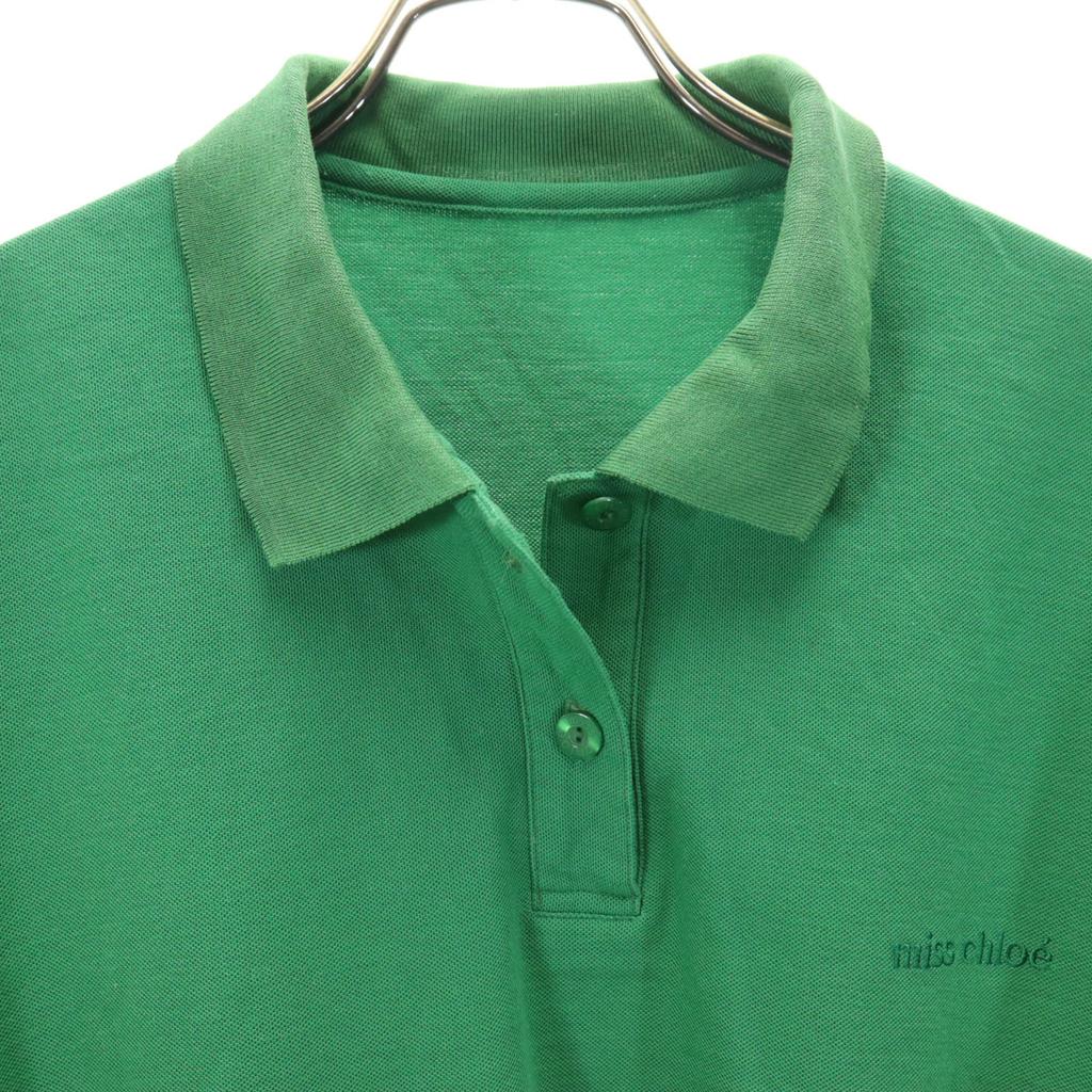 miss chloe made in Japan Short sleeve Polo shirt 40 green Women Used