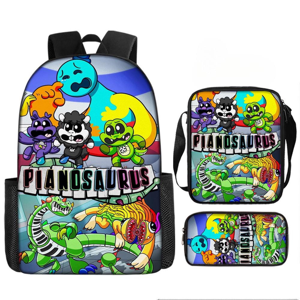 Poppy Playtime Chapter 4 Printed Backpack Schoolbag Shoulder Bag Bag Pencil