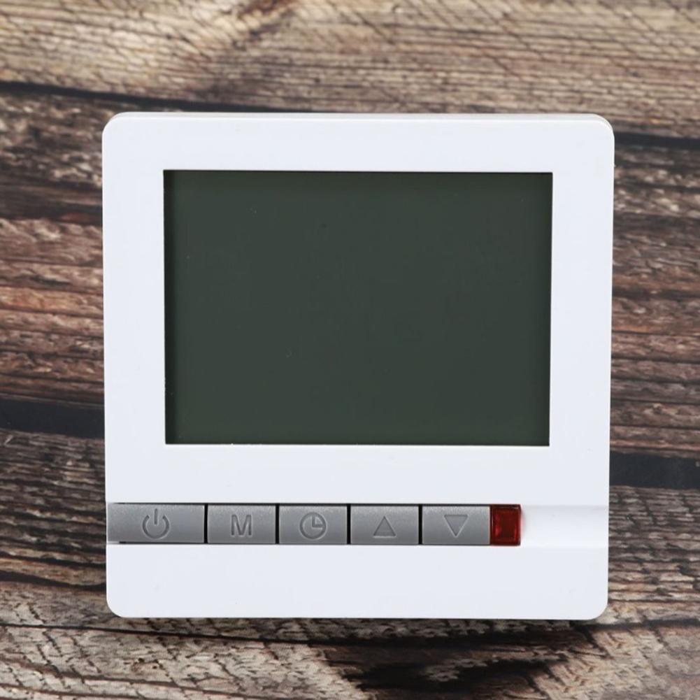 User Friendly LCD Thermostat Panel for Electric and Water Floor Heating Systems Low Temperature Protection Features