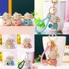 Adorable Zodiac Sheep Keychain With Sparkling Rhinestones For Couples And Friends Gifts