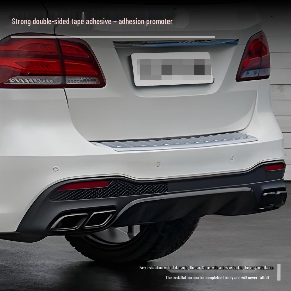 Compatible with 2015-2018 Mercedes-Benz GLE/GLS W166/X166 for Upgrading To 63 Exhaust Lips and Tips.