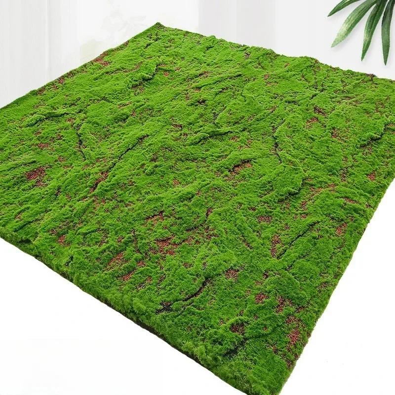 Kunstrasen Moos Grasland Synthetischer Kunstrasen Teppich Simulation Muscus Wand Rasen Dekoration Gartenschmuck Außendekoration