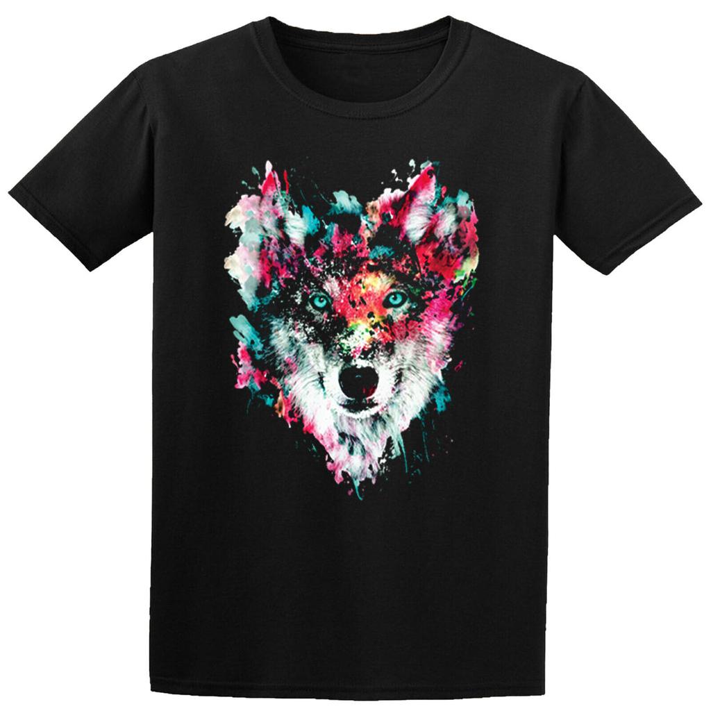 Wolf Boys Girls Teen 100% Cotton T-shirt Mens Womens Tees Tops #D #P1 #PR