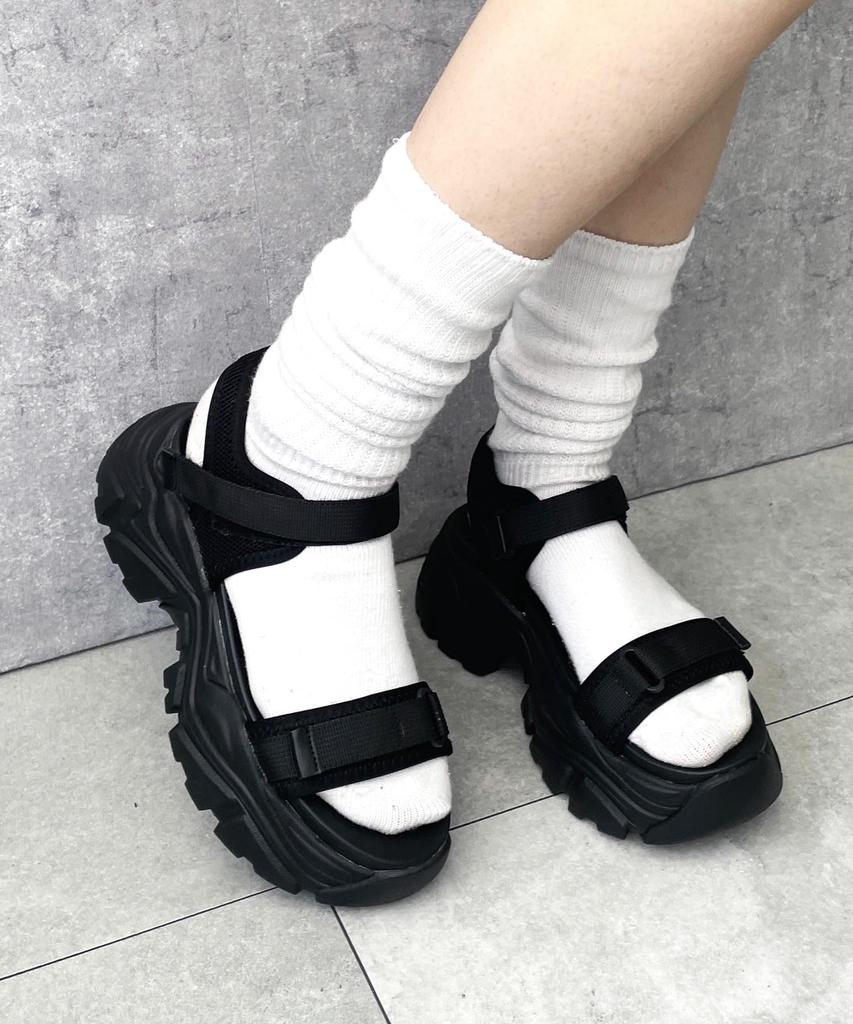 WEGO Platform Size Type Thick Comfortable for and Women's Sandals, L, B, Black, Sole, Street, Sports, Outdoors, Spring, Summer, Fall.
