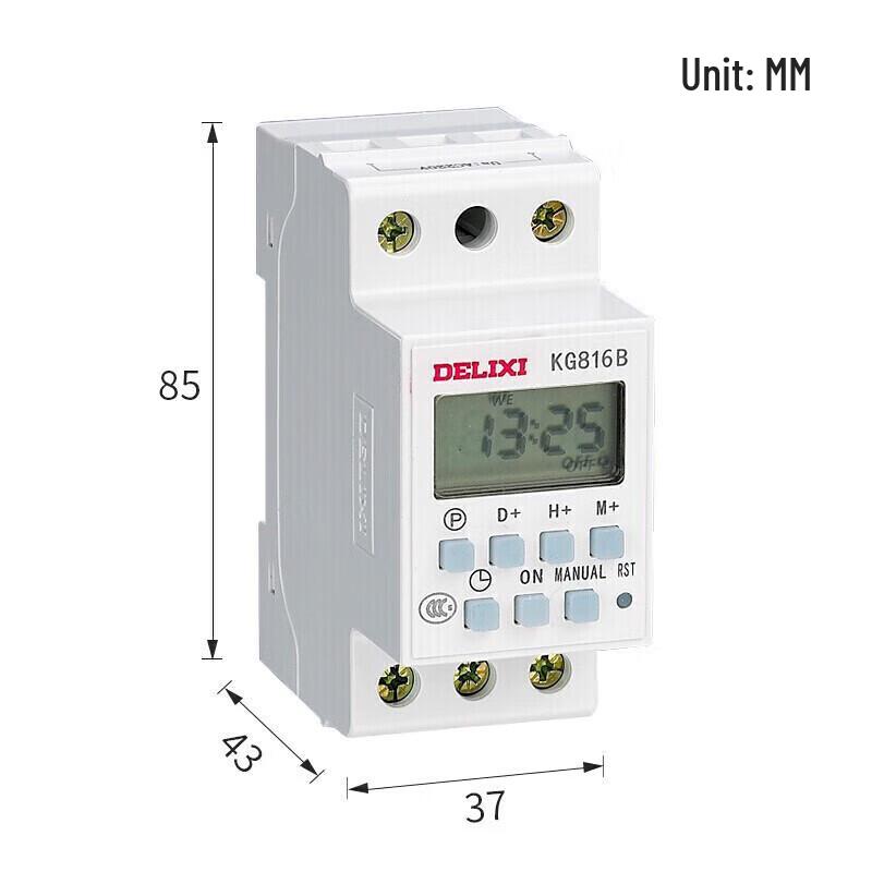 DELIXI ELECTRIC Microcomputer Rail-Mounted Timer Switch