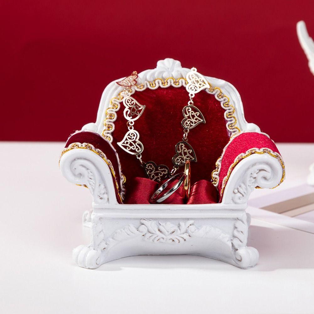 Luxury Ring Sofa Display Stand Velvet Jewelry Rack Stand Display Couch Display Rack  Jewelry Store