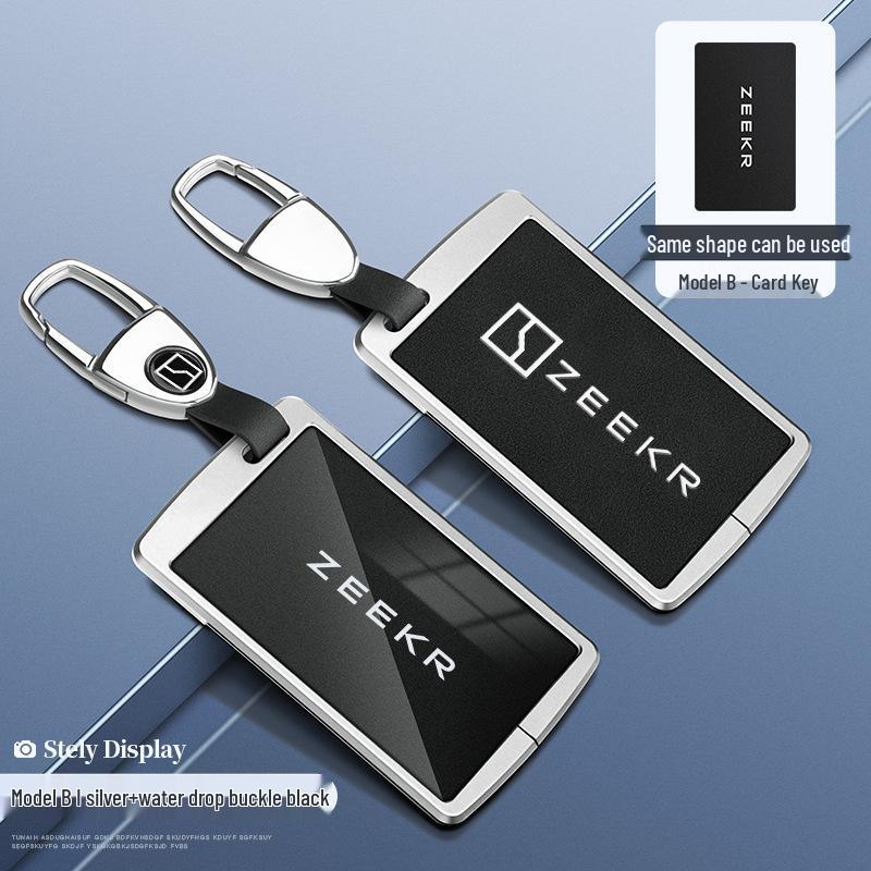 Custodia per Chiave Bluetooth Zeekr 001/009 con NFC Fibbia a Guscio da Uomo Zeekr X